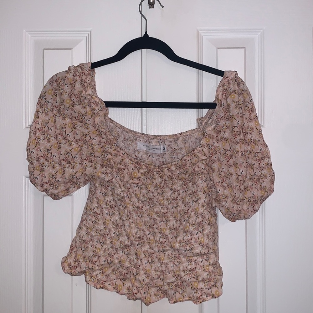 Cute floral summery top